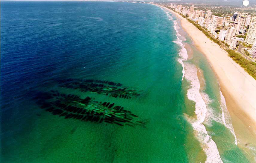 Artificial reef at the Gold Coast