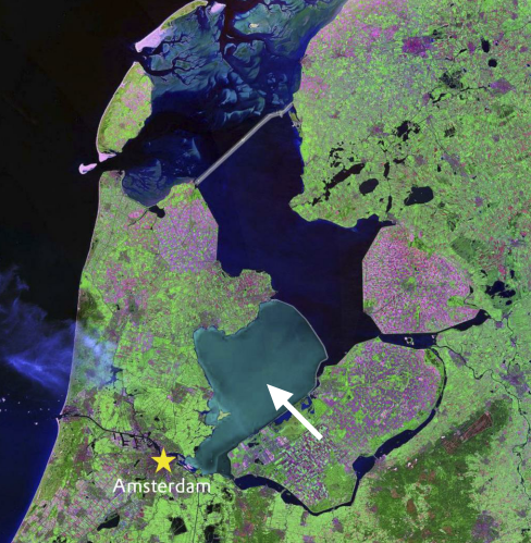 Markermeer satellite image