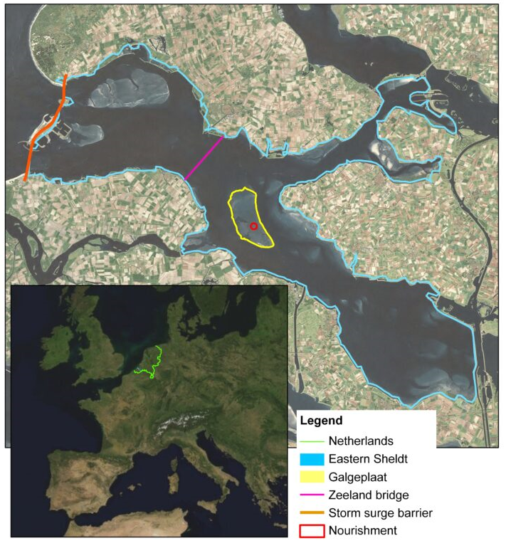 Project location eastern Scheldt nature index practical example