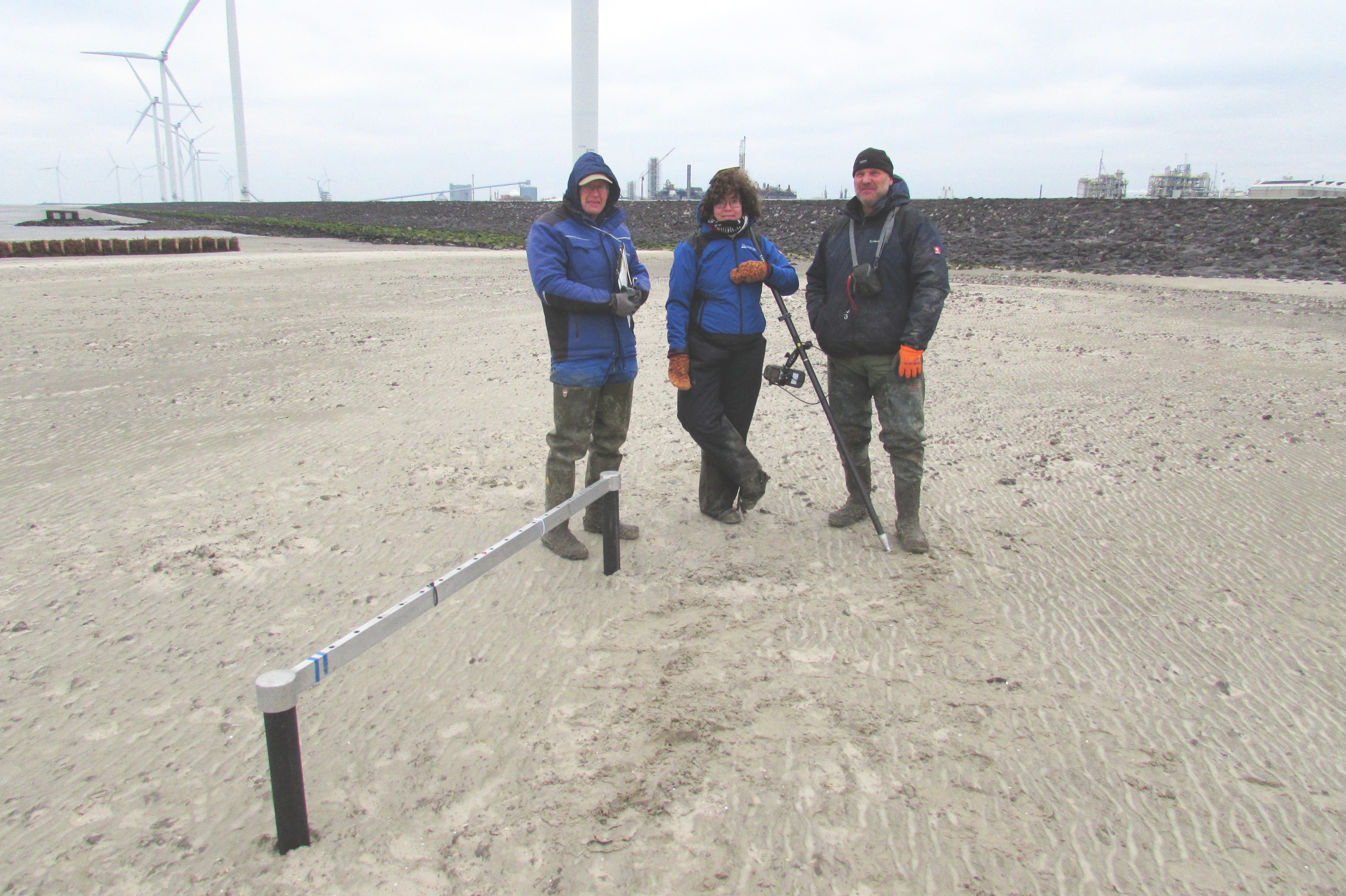 Monitoring kwelders Marconi Delfzijl in volle gang 1